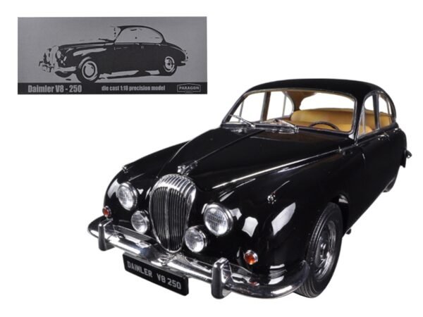 1967 Daimler V8-250 Black Limited to 3000pc 1/18 Diecast Car Model by Paragon